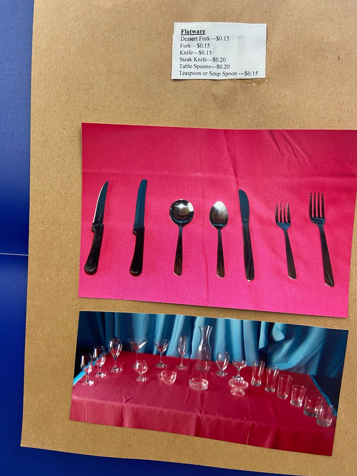 China & Glassware/Food Service — Floyd's Rent-All