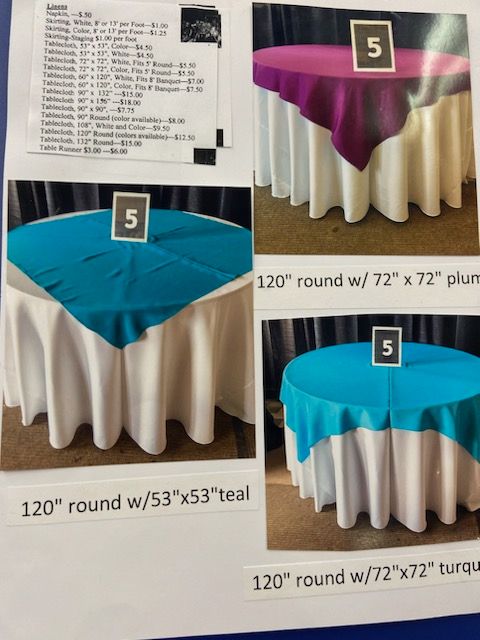 Tables & Chairs — Floyd's Rent-All