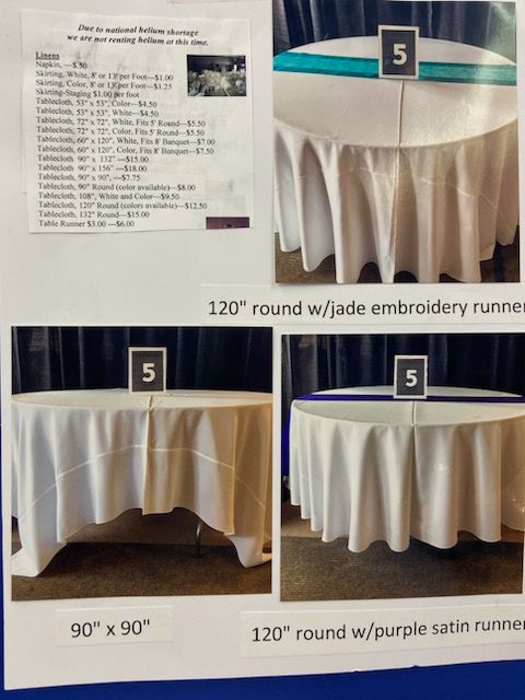 Tables & Chairs — Floyd's Rent-All