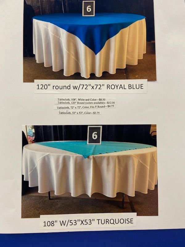 Tables & Chairs — Floyd's Rent-All